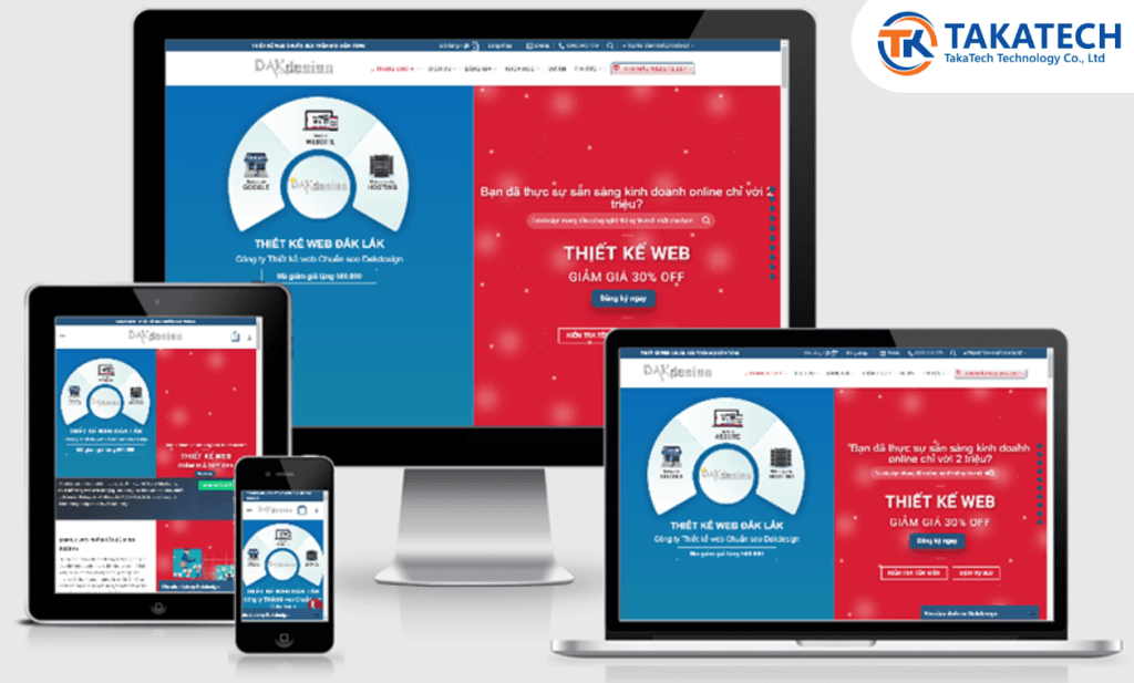 Dịch Vụ Thiết Kế Web Đắk Lắk Uy Tín