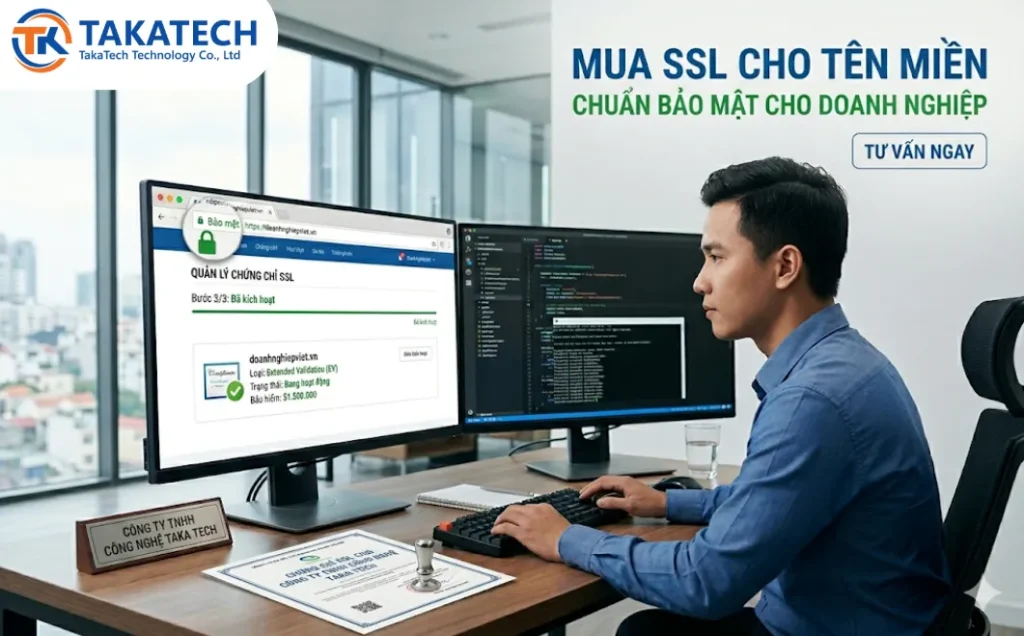 Mua SSL Cho Tên Miền Chuẩn Bảo Mật Cho Doanh Nghiệp