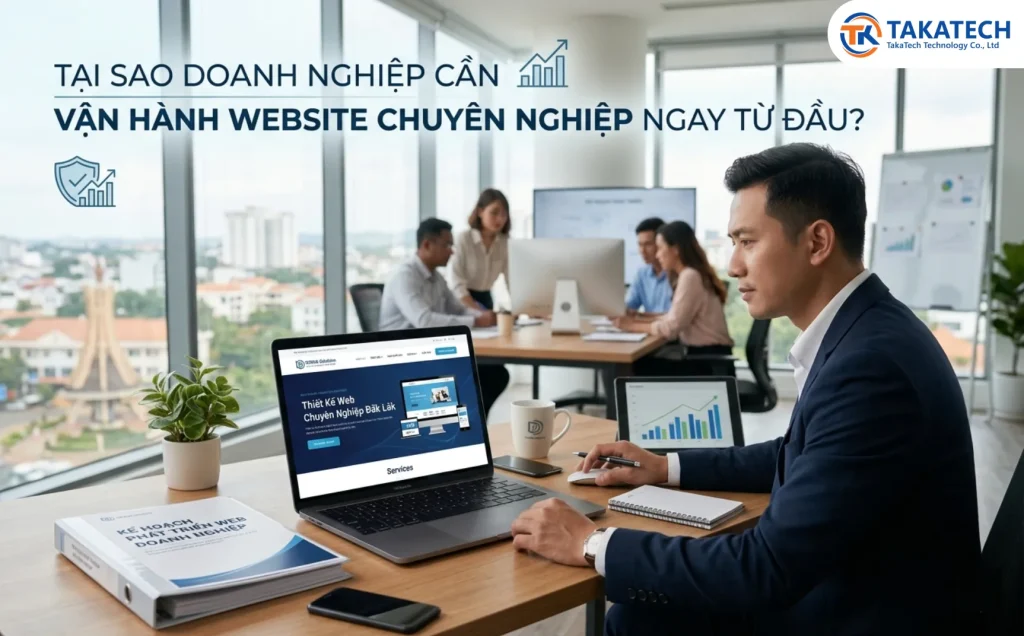 Tại Sao Doanh Nghiệp Cần Vận Hành Website Chuyên Nghiệp?