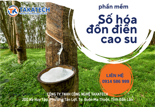 Phần mềm Số hóa Đồn điền Cao su